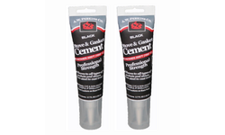 2 Pack A.W. Perkins Stove And Gasket Cement 2.7 Oz Tube Black