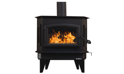 Buck Stove 81 Wood Stove With Blower And Black Doors