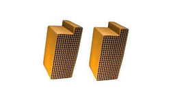 CC-306 Set of Two 2.5" x 5.6" x 3" Rectangular Uncanned Notched Catalytic Combustor